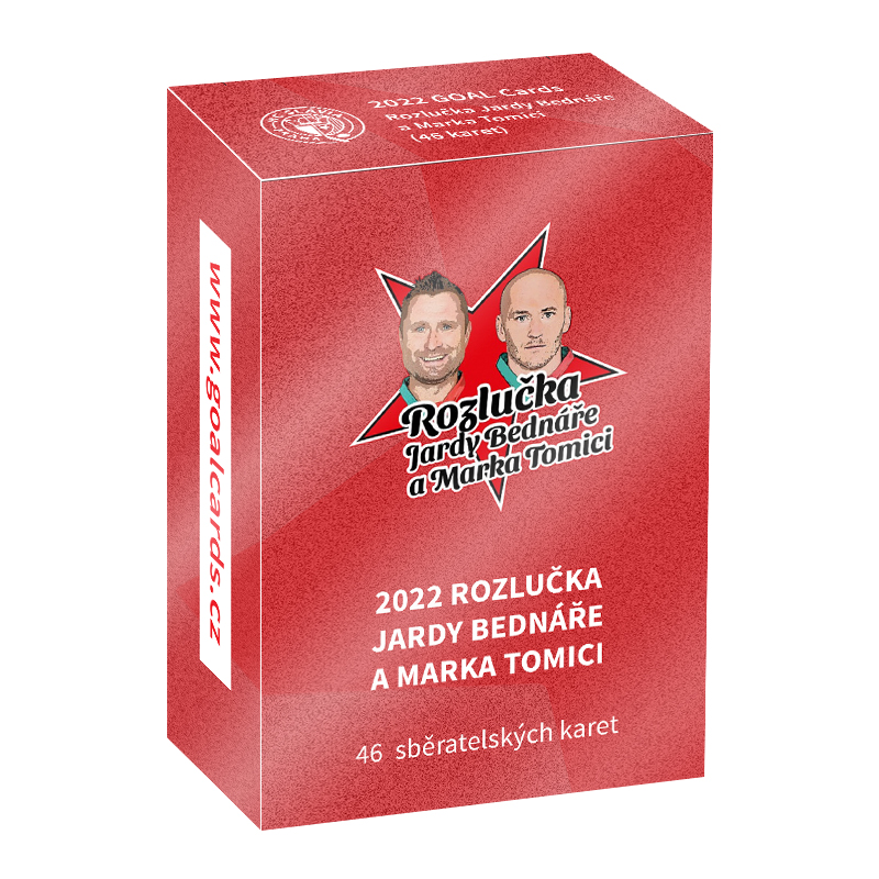 2022 Goal cards Rozlučka Jardy Bednáře a Marka Tomici box